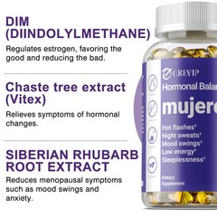 Mujeres 240pcs -Regulate Menstrual Cycles & Hormonal Balance,Relieve Mood Swings