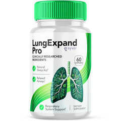 (1 Pack) Lung Expand Pro Advanced Support Vitamin Max Supplement 60 Capsules