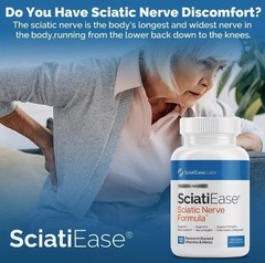 3 package SciatiEase Labs Sciati Ease Sciatic Nerve Formula 120 Cap NEW ! Exp…
