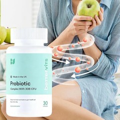 Bettervits Probiotic Complex – Gut Health – 30B CFU – Best Gut Health Supplement