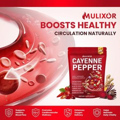 240 Gluten-Free Cayenne Pepper Softgels for Enhanced Circulation & Immune Health