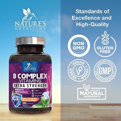Vitamin B Complex Vitamin B Supplement – B-Complex Vitamins with B12, B6, B9