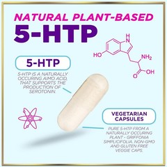 5-HTP Supplement 200mg Capsules – Extra Strength 5HTP Griffonia Simplicifolia