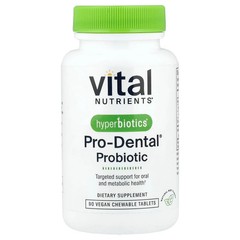 2 X Vital Nutrients, Hyperbiotics�, Pro-Dental� Probiotic, Natural Mint, 90 Veg