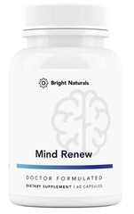 Bright Naturals Mind Renew Brain Supplements For Memory and Focus 3 Pack