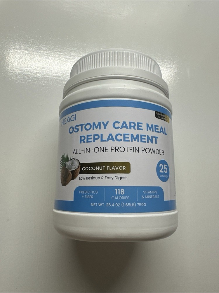 Ostomy Care Meal Replacement Hydrolyzed Protein Powder with Prebiotics & MCTs
