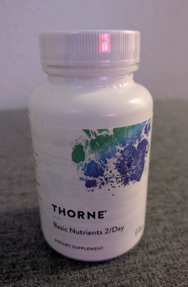 Thorne Basic 60 2/Day Supplement, Nutrients Capsules – Multivitamin Formula