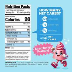 Simply Desserts Vanilla, Strawberry & Chocolate Instant Pudding, Sugar-Free, Var