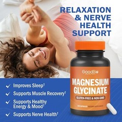 Magnesium Glycinate High Absorption Magnesium Supplement 500mg Per Serving 240ct