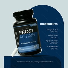 ProstAction Capsules, Advanced Prostate Health Support for Men 60ct
