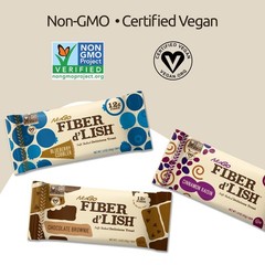 NuGo Fiber d’Lish Blueberry Cobbler, 12g High Fiber, Vegan, 150 Calories, 1.6…