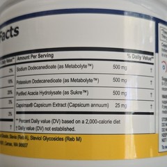 Simple Promise ElectroSlim Lemon Lime Powder Dietary Supplement 5.82 oz (165g)