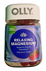 Relaxing Magnesium Gummies, Supports Muscle Relaxation, 60 Ct Exp: August 2026