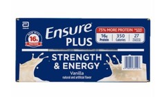 Ensure Plus Nutrition Shake, 8 fl. oz., 30-pack, Vanilla. Always FRESH.