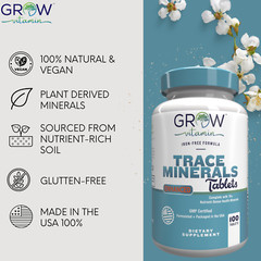 Mega Minerals Supplement Complete Mineral Complex W/ Calcium Magnesium Potassium
