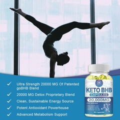 KETO BHB 2000mg Ketone FAT BURNER Weight Loss Diet Pills Ketosis 60-300Capsules