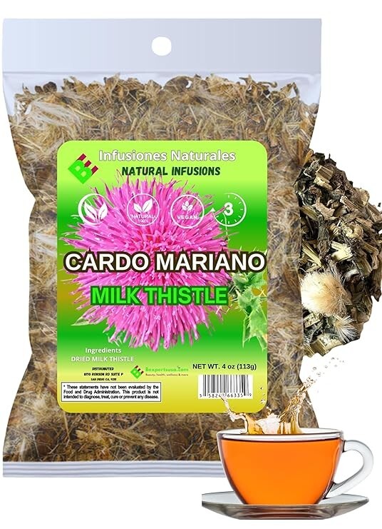 Cardo Mariano Herb Tea | Vegan | 100% Pure & Natural Cardo Marin – Milk Thistle