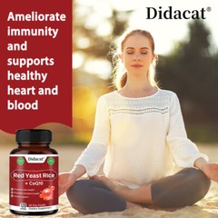 Red Yeast Rice+CoQ10 Capsules Support heart and balance cardiovascular health