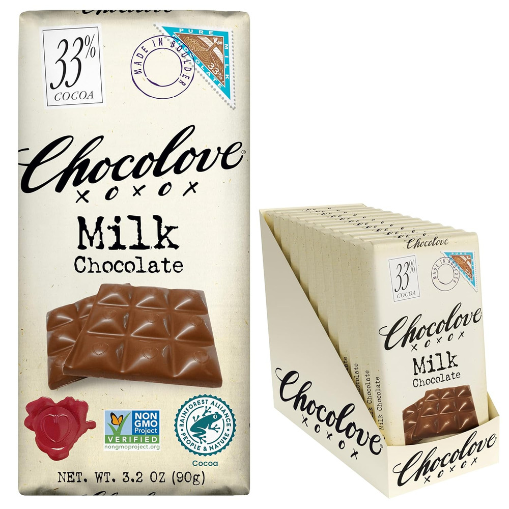 Creamy Milk Chocolate Bars | 33% Cocoa | Crafted with Silky Premium Chocolate |