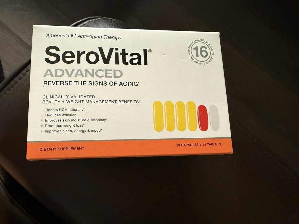 NEW BOXED SeroVital Reverse Aging Advanced Supplement 28 Capsules 14 Tablets