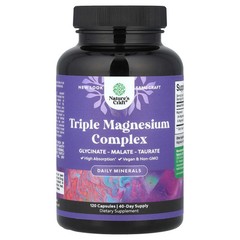 2 X Nature’s Craft, Triple Magnesium Complex, 120 Capsules (133 mg per Capsule)