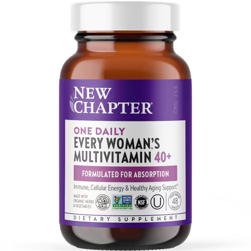 New Chapter Women’s Multivitamin 40+ Gluten-Free – 48 Tablets 07/26