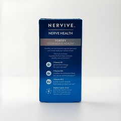 Nervive Nerve Health Dietary Supplement 30 Tablets Exp 03/2027 Box Damaged