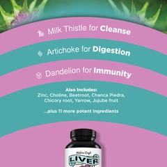 Liver Cleanse Detox & Repair Formula – Herbal Liver Support Supplement