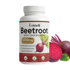 Lemeli Beetroot – 1300mg, Lemeli Beet Root Supplement 60 Capsules