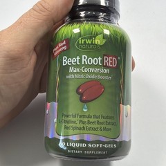 Irwin Naturals Beet Root RED Nitric Oxide Booster 60 Softgels exp: 10/2027 New