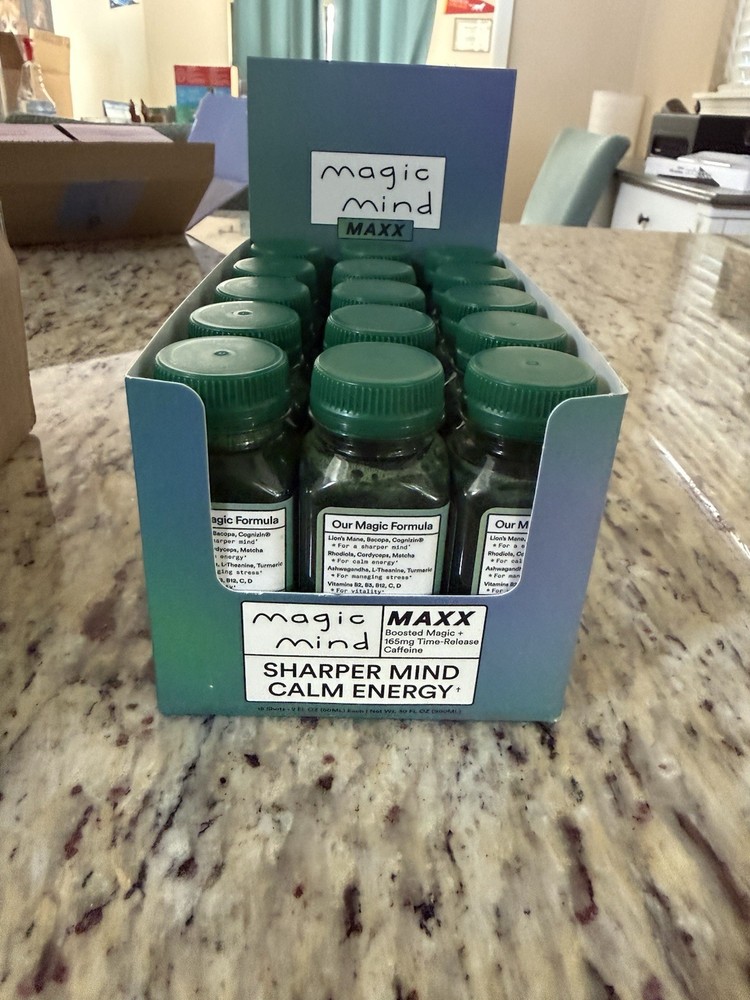 Magic Mind MAXX Energy & Focus Shots – 30 Pack – New – Best By 11/18/2027