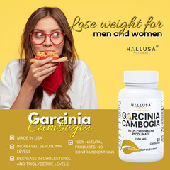 GARCINIA CAMBOGIA – Weight Support* – Appetite Control – Fat Burner – 60 Caps