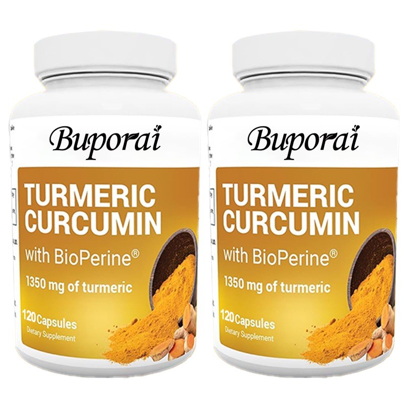 Turmeric Curcumin 240pcs, Joint Flexibility, Support Brain and Heart Health
