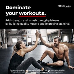 Prime Labs Men’s Testosterone Booster Stamina Endurance Strength 60 Caps 07/27