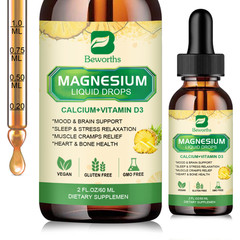 Magnesium Glycinate Liquid Drop High Potency Promotes Nerve Relief Sleep Support