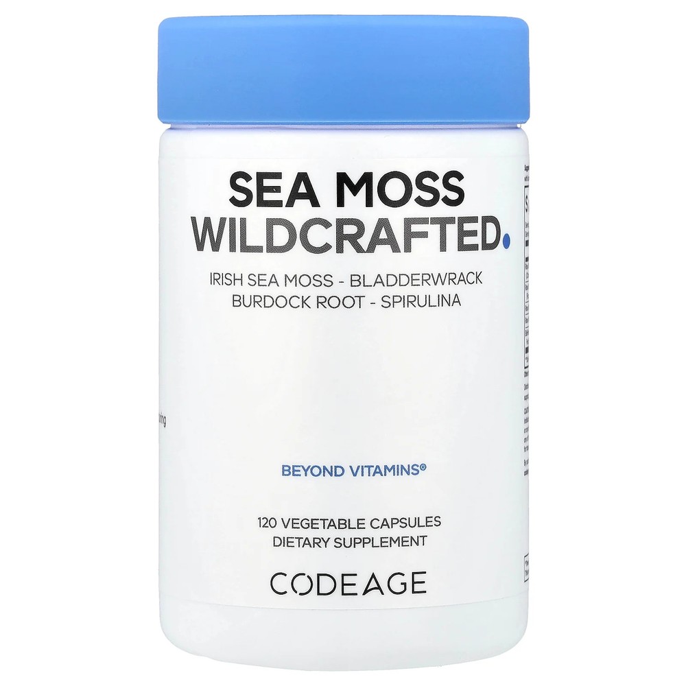 2 X Codeage, Sea Moss, Wildcrafted, 120 Vegetable Capsules