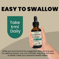 Lymphatic 2000mg Drops Drainage Herbal Blend containing Elderberry&Echinacea Dan