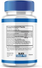 (2 Pack) Block Sugar Pro Capsules, Advanced Blood Support Formula (120 Capsules)