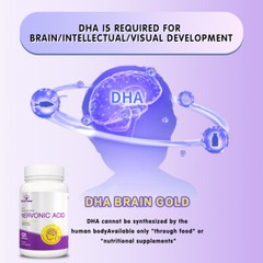 Nervonic Acid – Brain Supplement Nootropics,Relieve Stress -30/60/120 Capsules