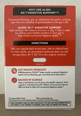 New Align Probiotic Supplement Capsule – 49 Count Exp: 8/2027+