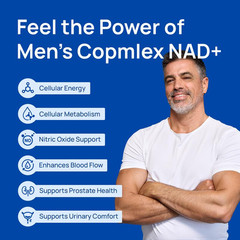 Selerb NAD+ Supplement for Men – With Liposomal-NAD+,CoQ10, L-Carnitine, L-Argi