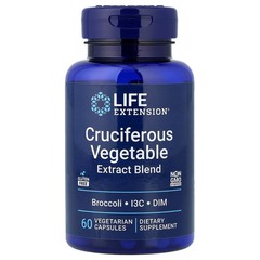 2 X Life Extension, Cruciferous Vegetable Extract Blend, 60 Vegetarian Capsules