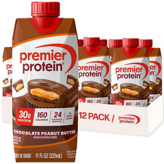 Premier Protein Chocolate Peanut Butter Shake, 11 fl oz – 12 Count (245748799)