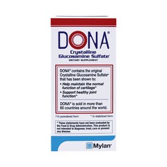 Dona Crystalline Glucosamine Sulfate 750 Mg, 60 Count – Pack of 3