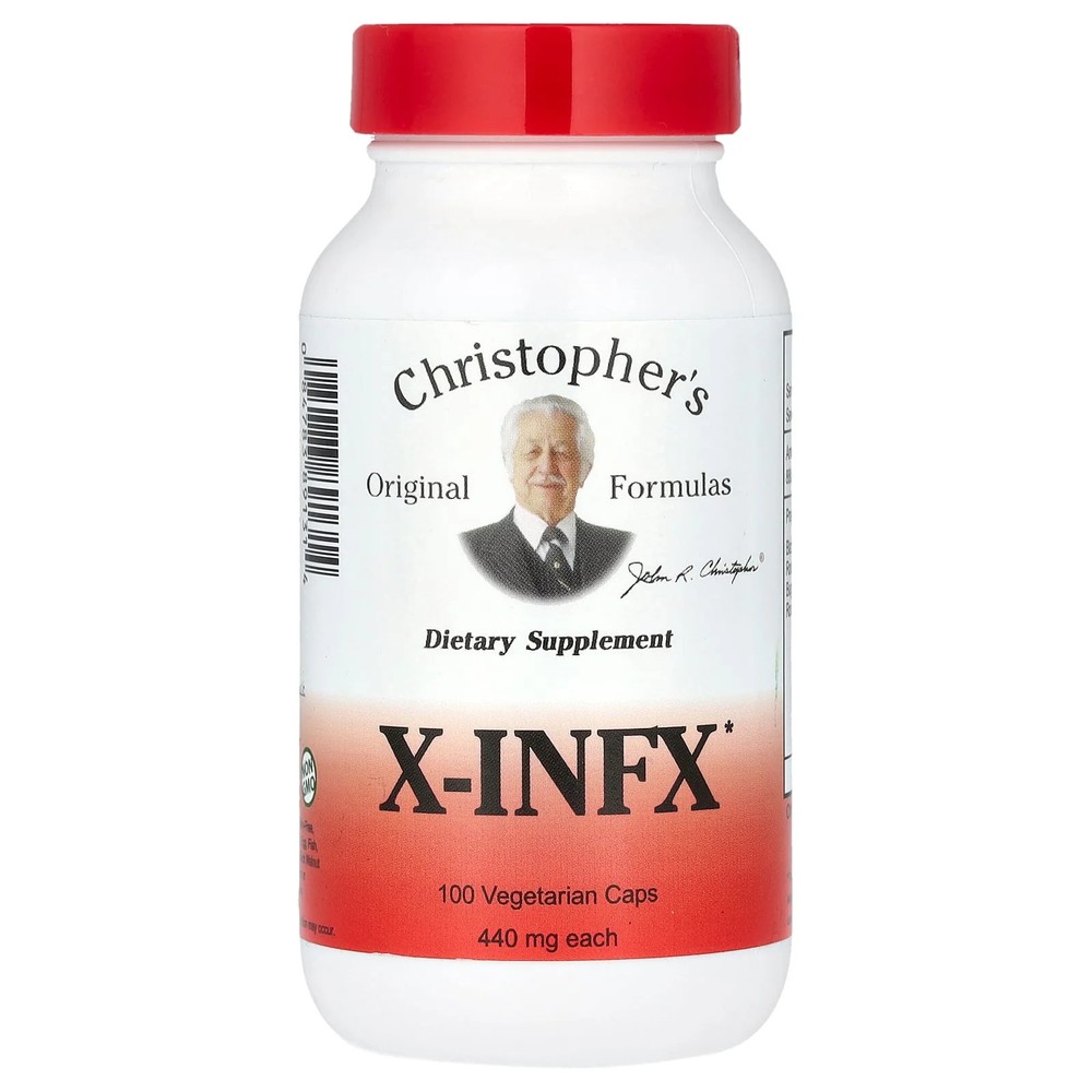 2 X Christopher’s Original Formulas, X-INFX, 440 mg, 100 Vegetarian Caps (880 m