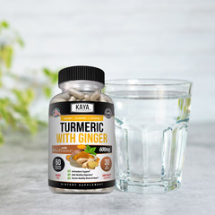(2 Pack) Turmeric Curcumin with Ginger + Black Pepper, Joint Pain Maxx Strength