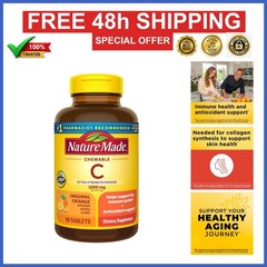 Nature Made Extra Strength Chewable Vitamin C 1000mg – 90 Tablets
