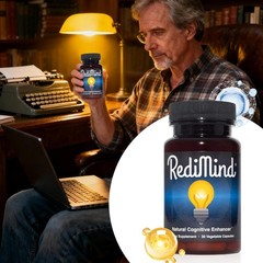 (2 Packs) RediMind Focus Enhancer 30 Caps Natural Cognitive Memory Brain Health1