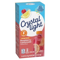 Healthy Raspberry Lemonade Energy Mix – 10 Low-Cal Packets for Afternoon Slumps