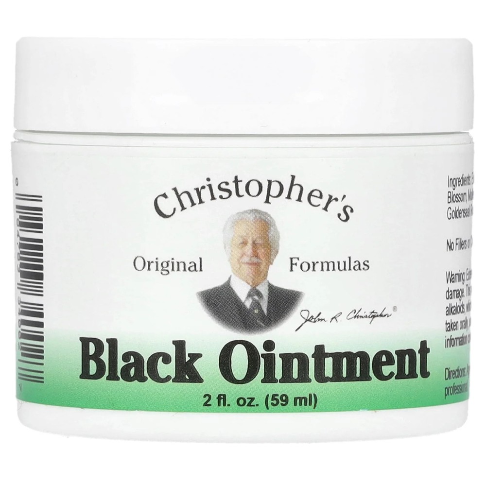 2 X Christopher’s Original Formulas, Black Ointment, 2 fl oz (59 ml)